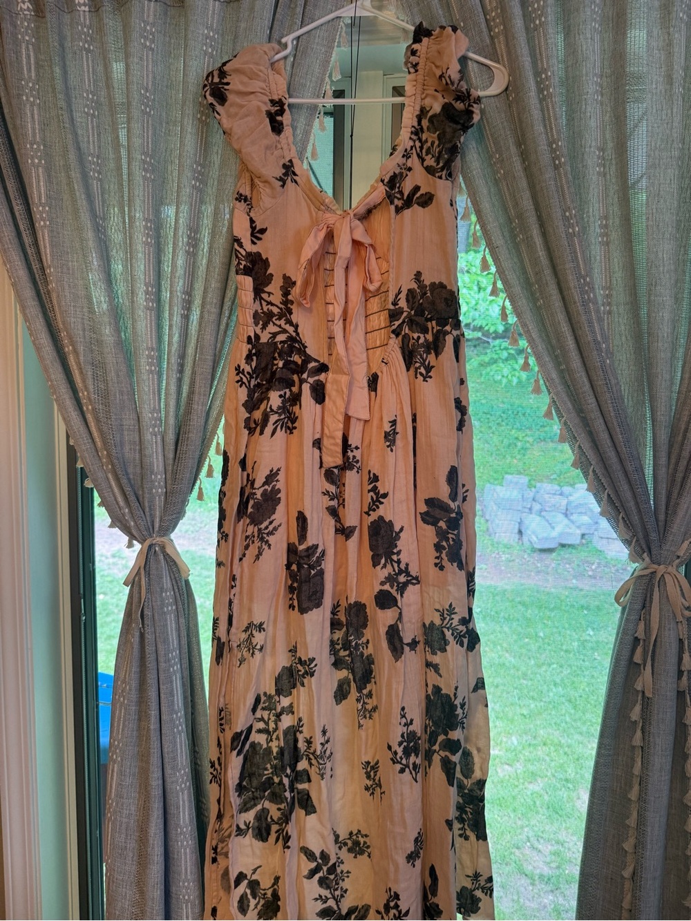 Free people new with tags Pink Floral Maxi Dress